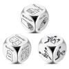 10th Anniversary Tin Gift 3 PCS Anniversary Date Night Gifts for Couples Boyfriend Girlfriend Valentines Day Naughty Dice for Him Her Wedding Engagement Gifts for Wife Husband Bride Groom Gay Lesbian view 1