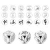 10th Anniversary Tin Gift 3 PCS Anniversary Date Night Gifts for Couples Boyfriend Girlfriend Valentines Day Naughty Dice for Him Her Wedding Engagement Gifts for Wife Husband Bride Groom Gay Lesbian view 4