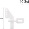 XYWHPGV 10Sets 4-Hole Nylon Pin Control Horns and Clevis Kit Model Airplane Electric Aircraft RC Fixed-Wing DIY Parts(ff328 9f3b1 a8e2a 88935 a44cd 68c03 view 2