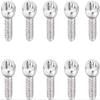 XYWHPGV 10Sets 4-Hole Nylon Pin Control Horns and Clevis Kit Model Airplane Electric Aircraft RC Fixed-Wing DIY Parts(ff328 9f3b1 a8e2a 88935 a44cd 68c03 view 4