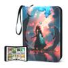 WEST TUNE 400 Pockets Zoro Card Binder for One Piece Zoro Cards,Portable Waterproof Card Storage Book with Removable Sleeves, Children Gifts for Anime, Sword and TCG Card, Luffy-Style 6, WEST010 view 1
