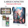 WEST TUNE 400 Pockets Zoro Card Binder for One Piece Zoro Cards,Portable Waterproof Card Storage Book with Removable Sleeves, Children Gifts for Anime, Sword and TCG Card, Luffy-Style 6, WEST010 view 2