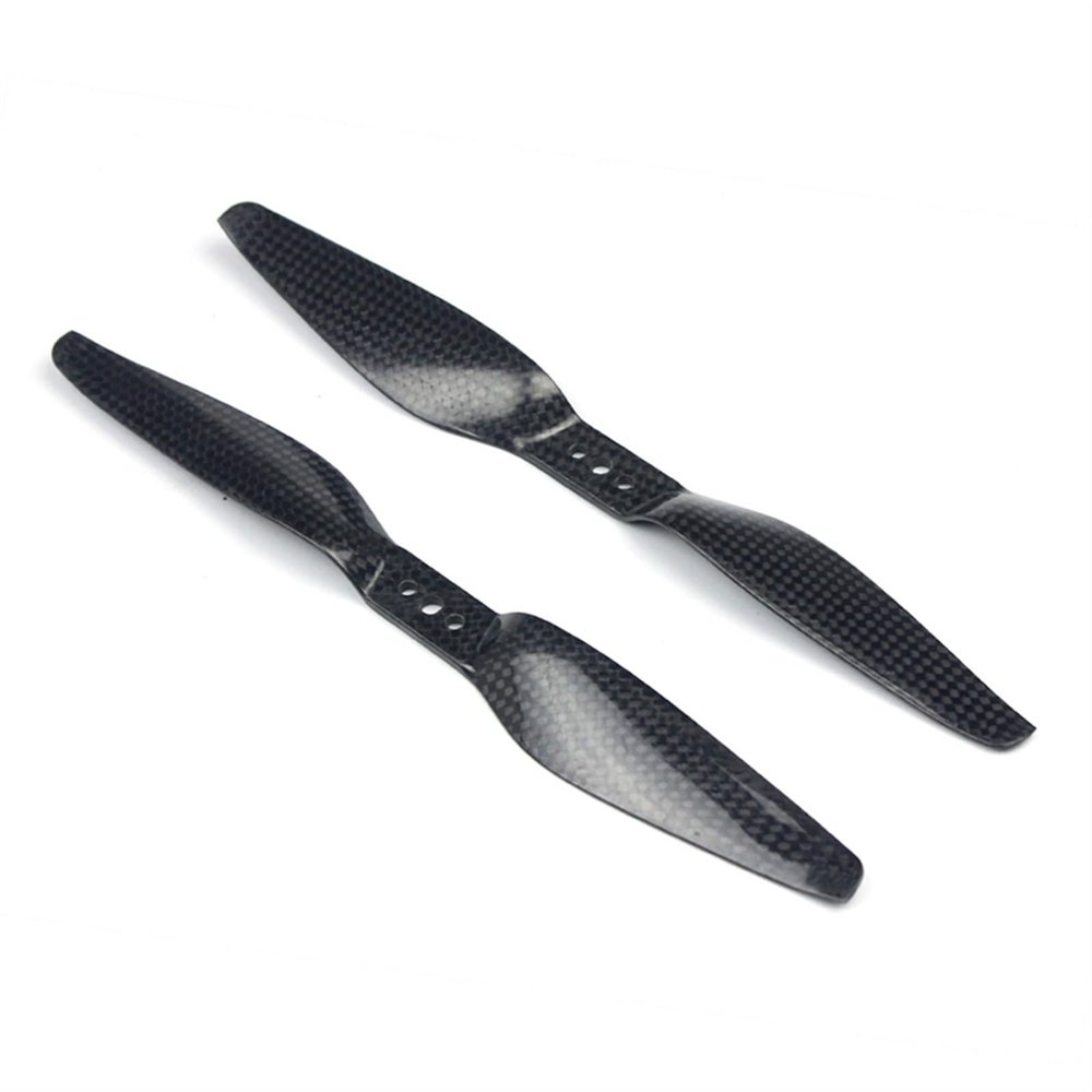DAYUDDRICAR Drone Propellers, 1 Pair Drone 9055 1055 1155 1255 1355 1455 1555 9-15inch 3K Carbon Fiber CW CCW Propellers Props Blade for RC Multicopter Quadcopter Drone Accessories Part (Color : 1255