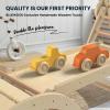BlueWood Pikler Triangle Set 7-in-1 Foldable Baby Climbing Wooden Toys with Arch&Ramp&Ladder Climber Indoor Jungle Gyms for Toddlers - Natural Wood view 2