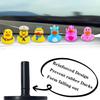 12 Pcs Duck Plug Set - Rubber Duck Mount Holder for Car Dashboard and Display Fixing, Animal Themed Self Adhesive Plastic Holder Bracket for Car Lover Gift (Rubber Ducks Not Included) view 3