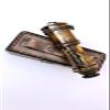 Handmade Antique Brass Kaleidoscope with Compass Design Lid & Leather Case Any Occasion Gift for Kids and Adults view 4