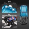 INJORA 87g IR40 Truck Body Shell with Tube Cage for 1/18 TRX4M Defender Bronco Upgrade Part(Blue) view 3