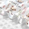 Personalized Dog Baby Car Seat Canopy for Babies with Name, Custom CarSeat Cover Girls Boys, Minky Nursing Breastfeeding Stroller Cover Canopies Newborn Infant Toddler view 4