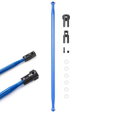 WEFEINO Aluminum Center Driveshaft Upgrade Parts for Tra-xxas 1/10 Slash 4X4 RC Car (Navy Blue)