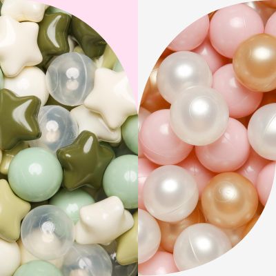 TRENDPLAY Ball Pit Balls - 2.2inches 200 Balls- Crush Proof Plastic Children's Toy Balls Macaron Ocean Balls for Birthday Party Games Pool