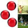 CDQL 3PCS Red Black Juggling Ball Set,PU Leather High End Portable EPS Fine Colloidal Particle Juggling Ball for Beginners view 3