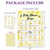 Disfuco Baby Shower Bingo - 24 Player Bee Themed Game for Adults and Gender Reveal Parties view 2