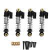 40mm 1/18 RC Shock Absorber Oil Damper Aluminum Threaded Set for FMS 1/18 RC Crawler Upgrade Front & Rear Tele Shocks Accessories view 1