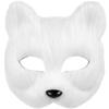 Amosfun Fox Mask Lightweight 6.7 Inch Animal Costume Accessory for Halloween Easter Mardi Gras Cosplay and Dress-up Parties view 1