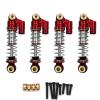 40mm 1/18 RC Shock Absorber Oil Damper Aluminum Threaded Set for FMS 1/18 RC Crawler Upgrade Front & Rear Tele Shocks Accessories view 1
