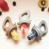 Avee & Co Silicone Teething Pacifier and Fresh Fruit Feeder, Baby Pacifier for Teething, Toddler Teething Toy (Grey) view 2