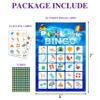 Disfuco Summer Bingo Game, Pool Party Games Cards for Adults, School, Birthday, Beach Favors Supplies Decorations, 24 Players (B03) view 2