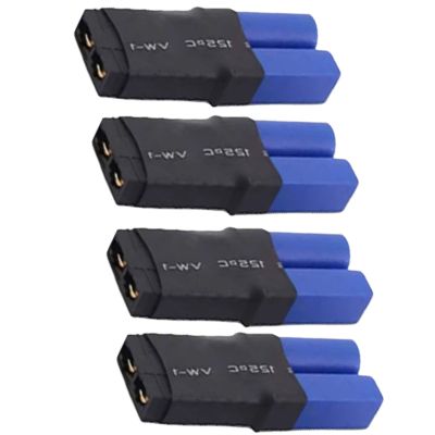 AFDHGS 4pcs EC5 to Traxxas ESC/Charger Adapters for Zee Batteries