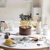 1 PCS Legend Since 1971 Cake Topper Black Gold Glitter Fifty Five Happy 55th Birthday Cake Pick Hello 55 Cheers to 55 Years Cake Decoration for 55th Birthday Anniversary Party Decorations Supplies view 4