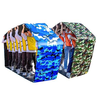 EvikoO 2PCS Sports Meet Teamwork Games Playing Run Mat, 4-20M Rugged | Durable | Waterproof Oxford Cloth Game Rolling Running Mat (Size : Adult-11M//36FT)