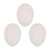 Plastic White Solid Fake Dummy Egg for Pack of 10 view 2