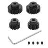 RC Steel Motor Gear, Aluminium Alloy 8/19/23/24T Motor Gear for Tamiya TT01 TT02 TB02 TA05 Grasshopper/Wasp 18T 19T 23T 24T 1/10 RC Car RC Crawler view 2