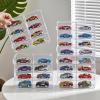 1/64 Scale Matchbox Wheels Toy Car Display Case Holds 32 Toy Cars Storage Organizer, Clear Display Box with Clear Snap-On Dust Cover 6.5 X 7.5 X 1.6 Inches 4 Pack view 1