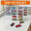 1/64 Scale Matchbox Wheels Toy Car Display Case Holds 32 Toy Cars Storage Organizer, Clear Display Box with Clear Snap-On Dust Cover 6.5 X 7.5 X 1.6 Inches 4 Pack view 4