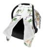 Custom Baby Car Seat Covers with Name Personalized Car Seat Canopy Covers for Newborn Dog Nursing Breastfeeding Cover Infant CarSeat Canopies for Babies Minky Baby Blanket view 2