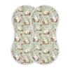 KEIGE 1Pc Woodland Bunny Rabbit Burp Cloth,Unisex Large Absorbent Soft Cotton Muslin Burping Cloths for Newborn Boys Girls,11x22in,A111988 view 2
