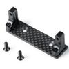 Aluminum+Carbon Fiber Servo Mount+Carbon Skid Plate Set for Axial Capra 1.9 UTB AXI03004 1:10 RC Car, RC Car Upgrade Parts Replacement view 1