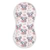 1Pc Koala Flowers Burp Cloth,Unisex Large Absorbent Soft Cotton Muslin Burping Cloths for Newborn Boys Girls,11x22in,A111690 view 1