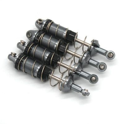 1/16 RC car metal upgrade accessories front and rear shock absorbers (Color : Light Grey)