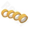 Soft RC Rubber Tyre Set 1/18 Scale Tyre with Tread Pattern Model Crawler RC Car Wheel Tires for Wltoys A949 A959 A969 A979 K929 (Color : Gold) view 1