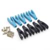 10PCS M2 M2.5 Linkage End Nylon Clevis 2mm 2.5mm Tie Rod End Servo Horn for DIY RC Airplane Fixing Wing KT Model ( Color : 10PCS Black 2mm ) view 2