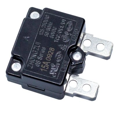 2Pcs 15A 125/250Vac 50Vdc Automatic Reset Relay 15amp Fuse Therma Switch Circuit Breaker Current Overload Protector Children Ride On Toy Car Accessories 12V Bumper car,SUV,Replacement Parts