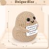 A AIFAMY Big Butt Potato Funny Crochet Potato with Positivity Affirmation Card for Hilarious Encouragement Gag Gifts view 2
