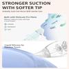 GROWNSY Nasal Aspirator for Baby, Electric Baby Nose Sucker, Automatic Nose Cleaner with Larger Suction Chamber and More Powerful Suction, Music and Light Soothing Function, Purple view 3