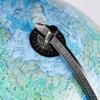 Detailed 3D Embossed Globe, Scale Design World Globe, Chinese and English Bilingual Earth Globe with Wooden Base Geographic Globe New view 4