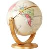 Detailed Mini Globe, 720 Rotating World Globe with Stable Stand, Geographic Globe for Kids Classroom Learning Portable Earth Globe New view 1