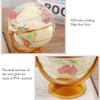 Detailed Mini Globe, 720 Rotating World Globe with Stable Stand, Geographic Globe for Kids Classroom Learning Portable Earth Globe New view 4