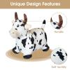HotMax Bouncy Cow Hopping Toy, Removable Inflatable Plush Bouncing Horse for Toddlers, Outdoor Ride on Bouncy Farm Animals, Birthday Gift for 18 Months 2 3 4 Year Old Boy or Girl view 3