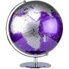 Detailed Chinese and English Bilingual Globe, World Globe with Stable Heavy Metal Base, Earth Globe Educational Geographic Desktop Decoration New view 1