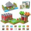 AESGOGO Magnetic Blocks, 72PCS STEM Montessori Toy for Crafting a Magnet DIY-World, Creative Building Toys for Boys Girls Kids Ages 3-5 5-7 6-8, Toddler Stacking Construction Cube. view 1
