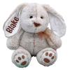 Personalized Plush Stuffed Bunny Animal Toy for Kids, Embroidered Bunny Easter Gifts Bunny Doll Easter Gift Toddler Toys Newborn Toys For Baby Welcome Parties, Easter, Thanksgiving, Christmas view 1