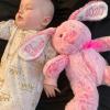 Personalized Plush Stuffed Bunny Animal Toy for Kids, Embroidered Bunny Easter Gifts Bunny Doll Easter Gift Toddler Toys Newborn Toys For Baby Welcome Parties, Easter, Thanksgiving, Christmas view 3