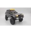 JOYSOG RC Front Bumper, Anti-Collision Front Bumper with LED Lights for FMS 1/18 FCX18 LC80 RC Upgrade Parts(Nylon) view 4