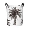 Foruidea Palm Tree Laundry Basket,Laundry Hamper,Collapsible Storage Bin, Oxford Fabric Clothes Baskets,Nursery Hamper For Home,Office,Dorm,Gift Basket view 1