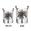 Foruidea Palm Tree Laundry Basket,Laundry Hamper,Collapsible Storage Bin, Oxford Fabric Clothes Baskets,Nursery Hamper For Home,Office,Dorm,Gift Basket view 4