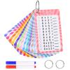 13 Pcs Multiplication Flashcards 0-12, Times Table Flash Cards Multiplication Chart Multiplications Game Math Flashcards for 1st to 3rd Grades view 1